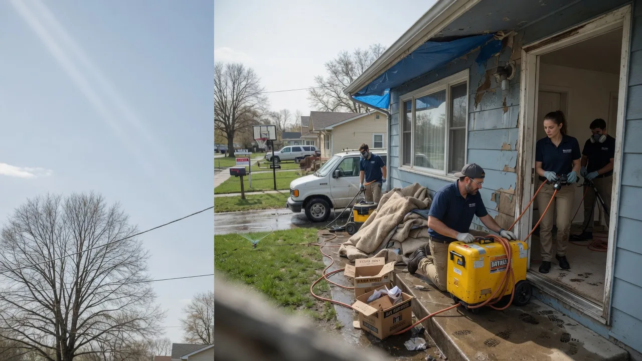 Basement Flood Cleanup in Linwood, MA near me
